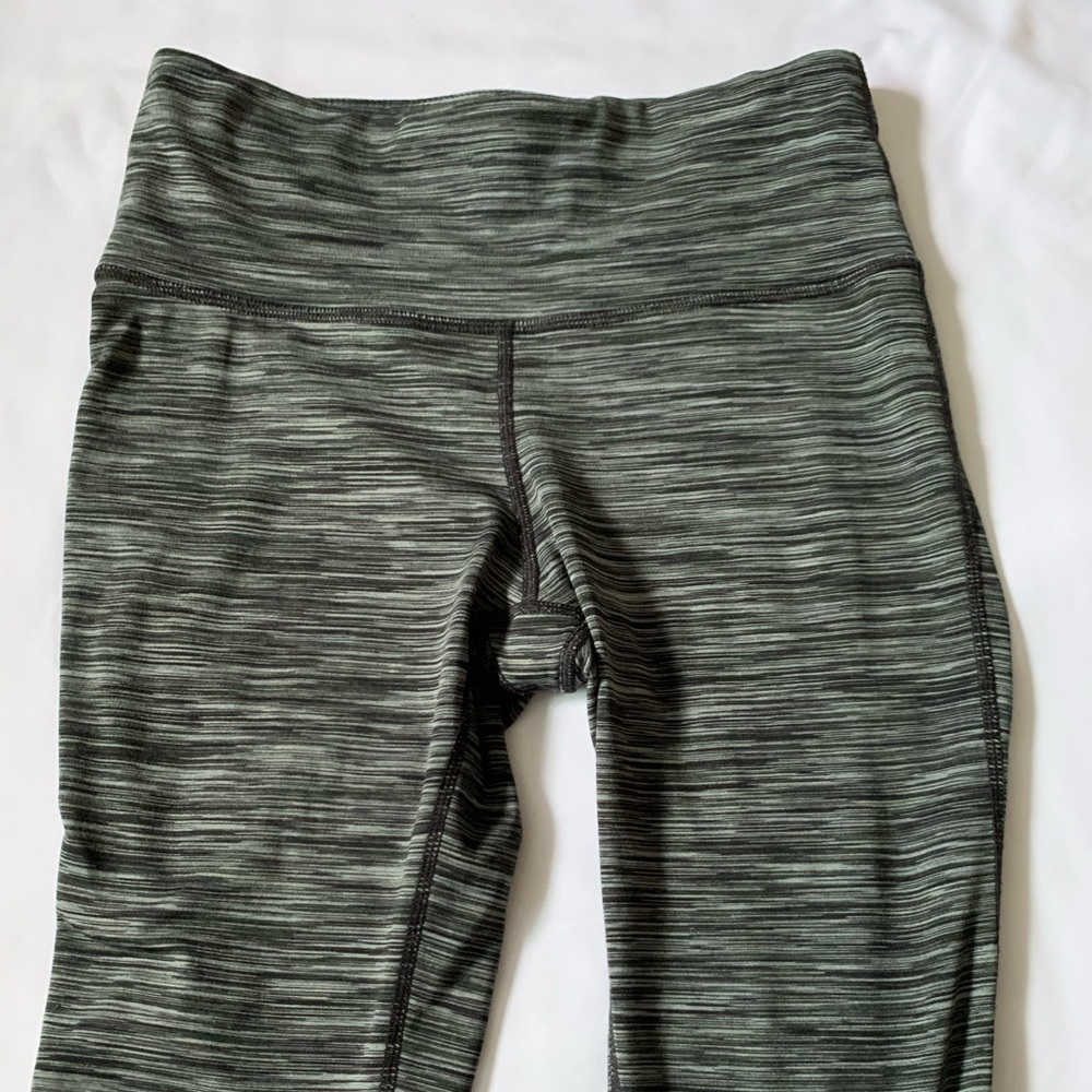 Prana grey and black striped leggings